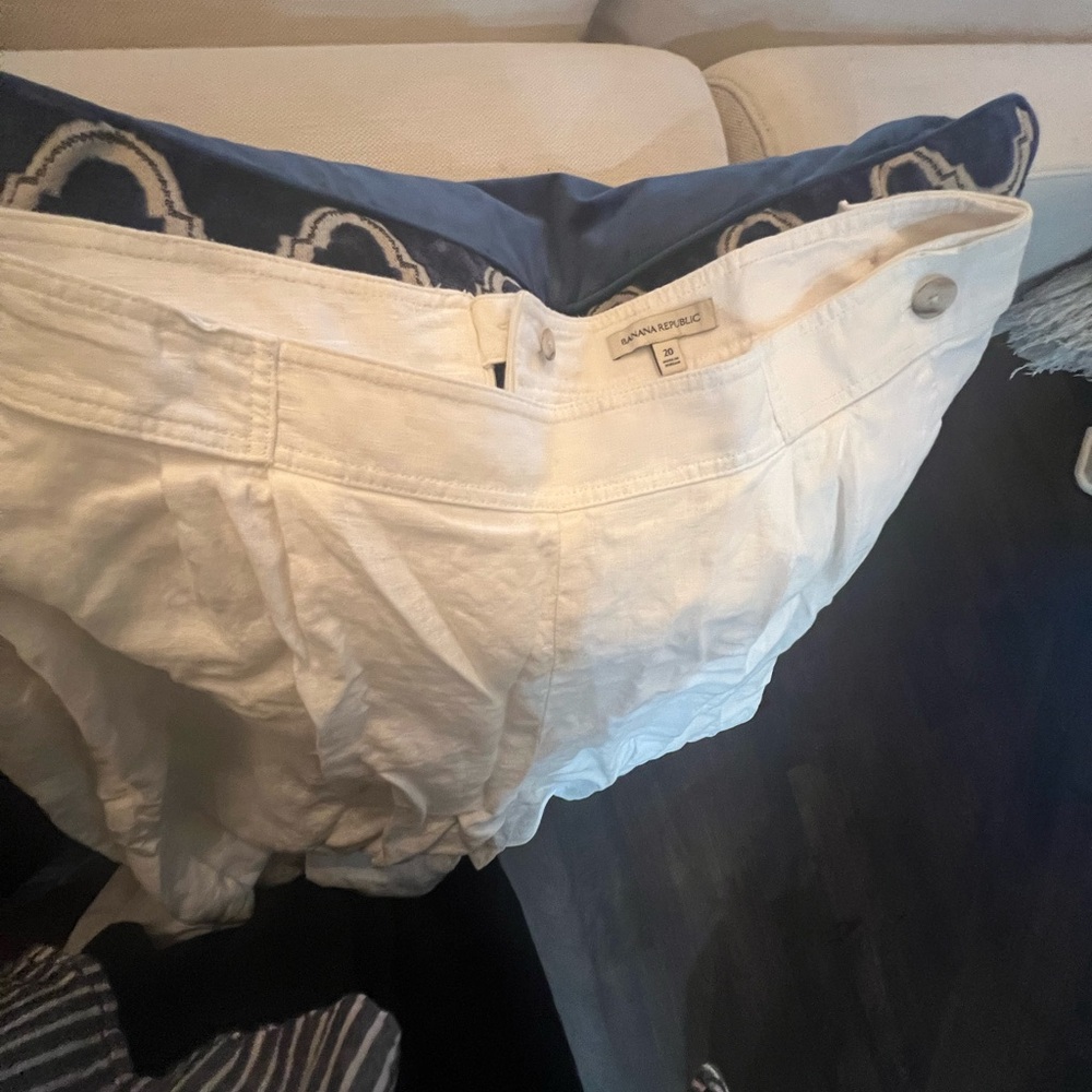 White comfy wide leg pants